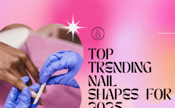Discover the top trending nail shapes for 2025 including almond, coffin, squoval, stiletto, and more. Find your perfect nail shape based on your style and personality.
